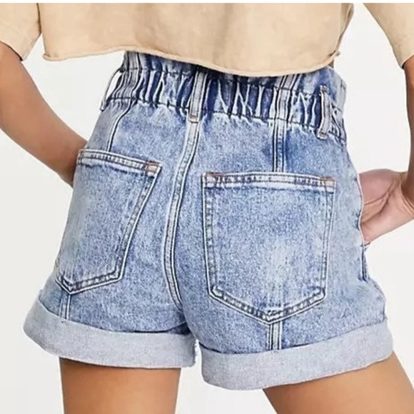 Abercrombie and fit h 80s paper bag jean short size 32 - Picture 3 of 9